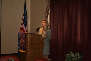 Jillian Little, Dell Corporation, provides an overview of the Dell business strategy of driving innovation through simplification at the July chapter luncheon.  